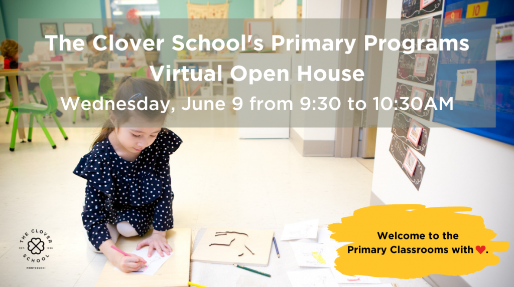 The Clover School Virtual Open house Banner
