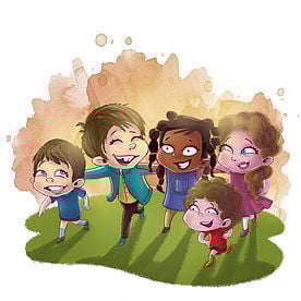 Condo Kids Illustration