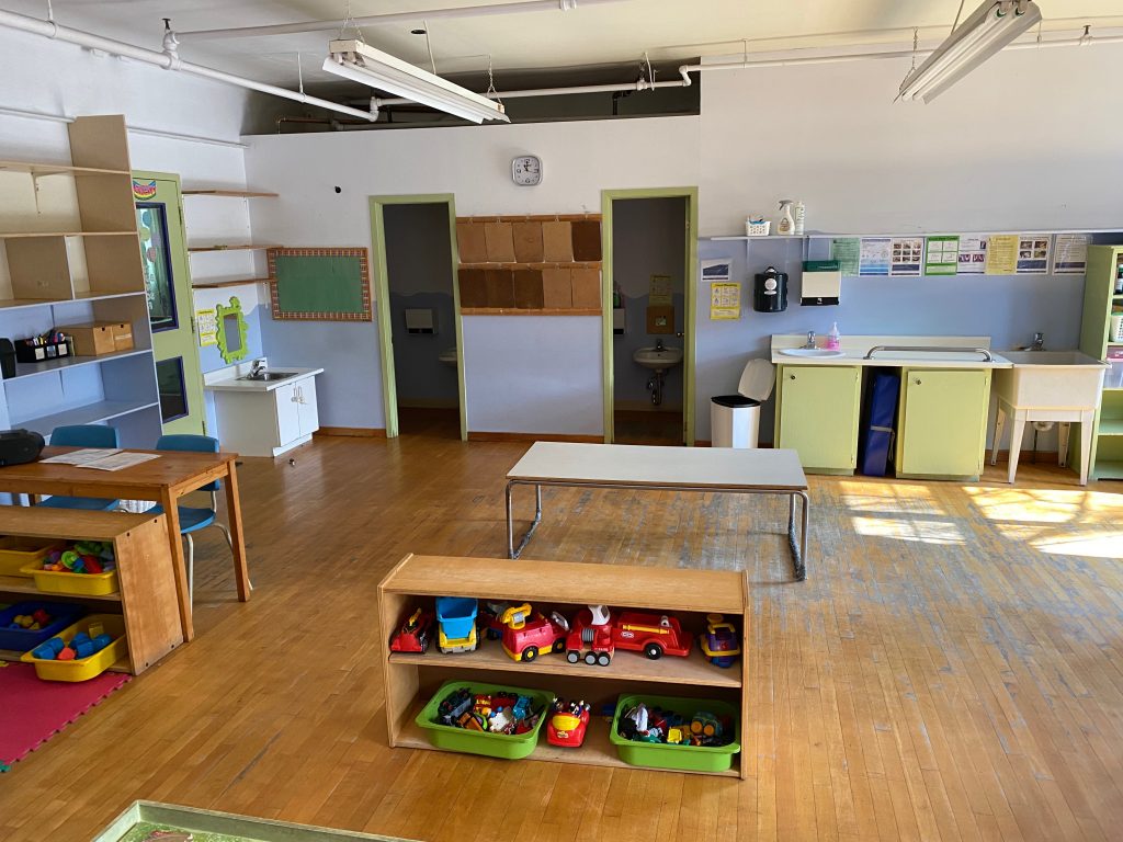 Classroom before renovation