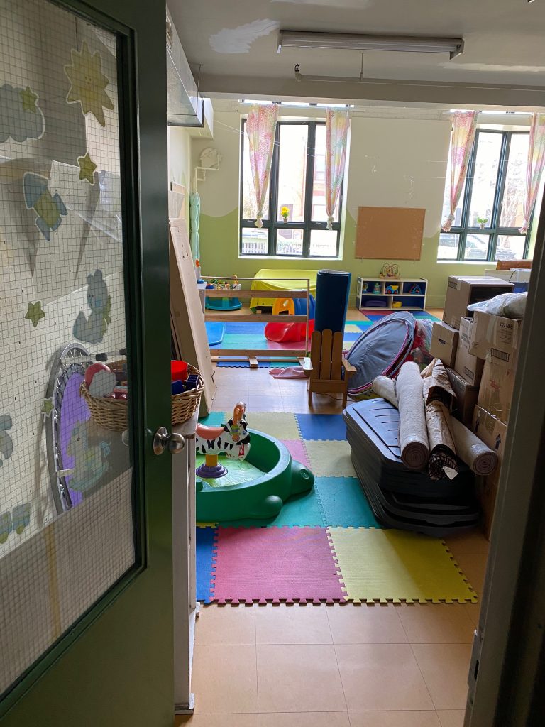 Classroom before renovation