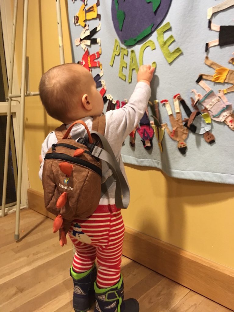 Little one at Winter Market