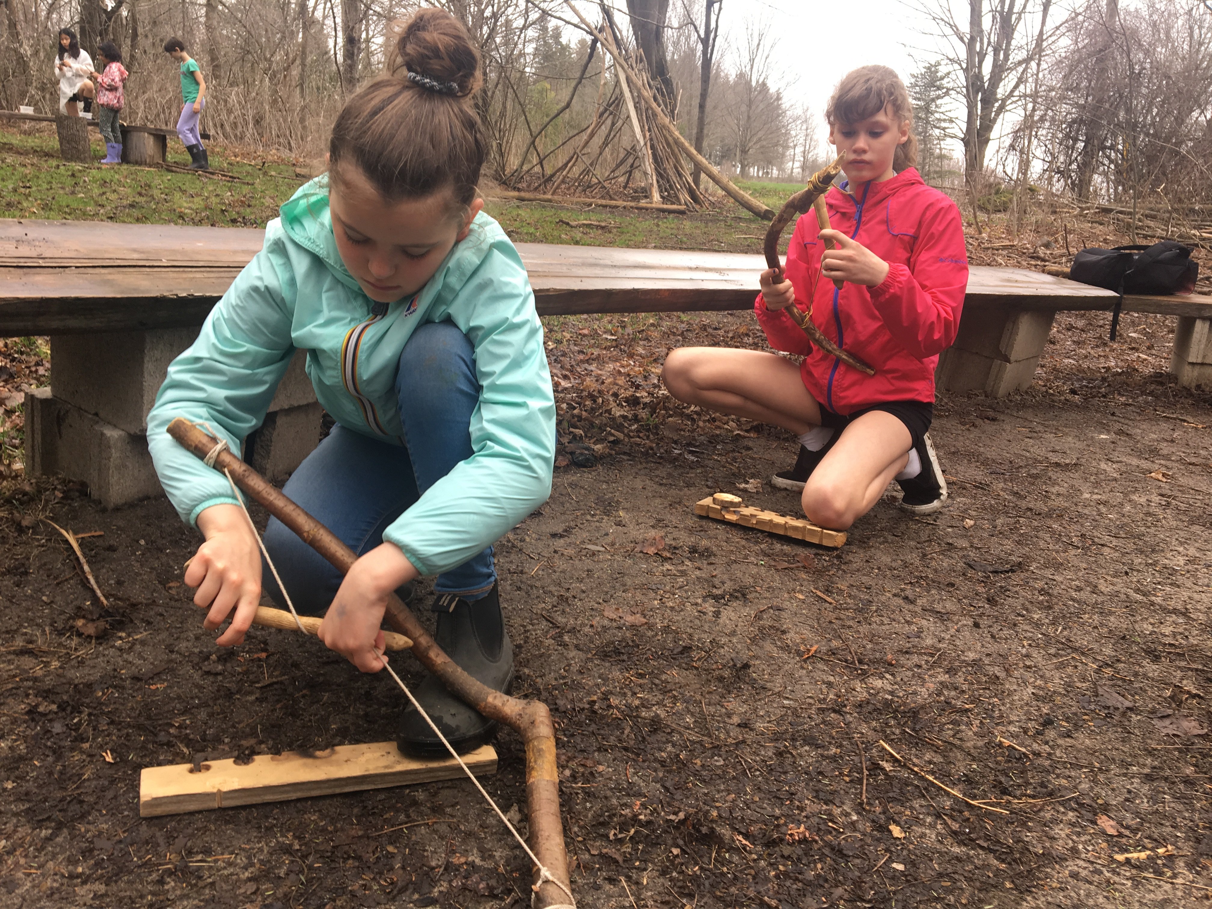 Students at Claremont Nature Centre
