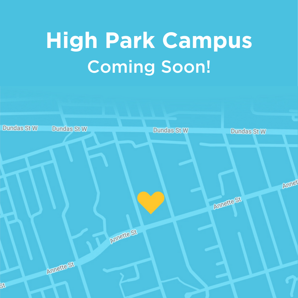 Map of where the new High Park Campus will be located