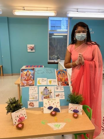 Ms. Kaya & her Diwali Presentation
