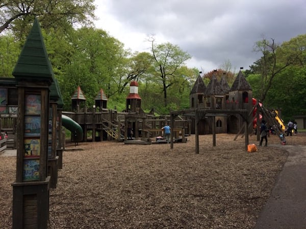 Beautiful, wooden playground