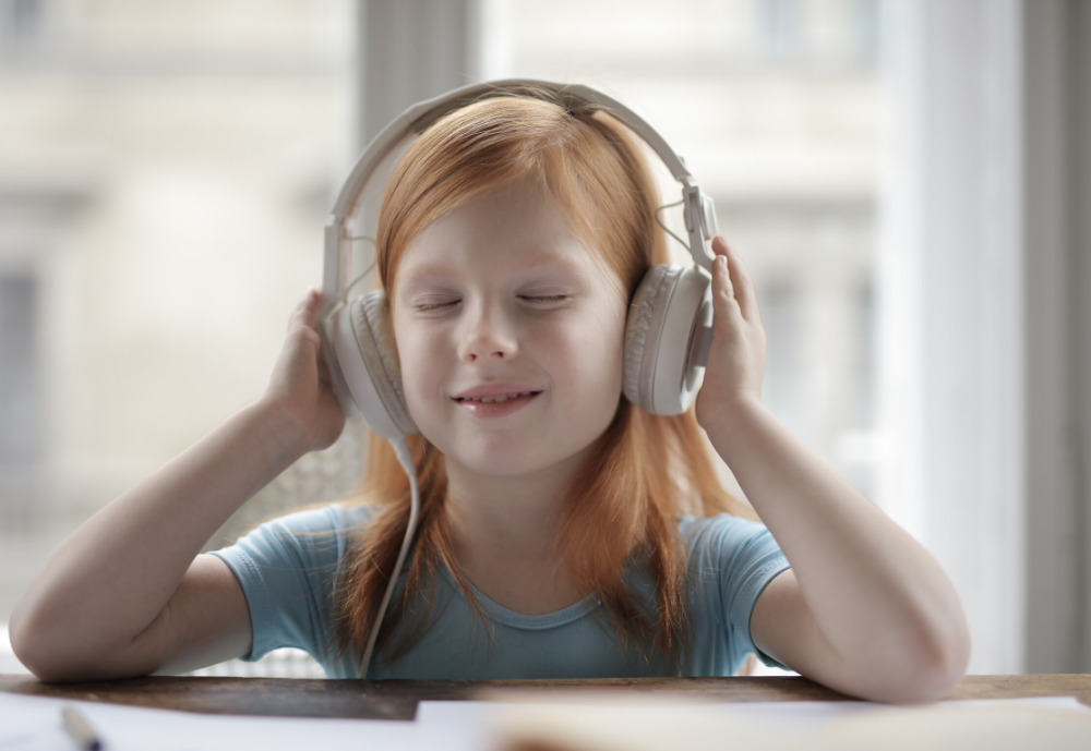 Child with Headphones