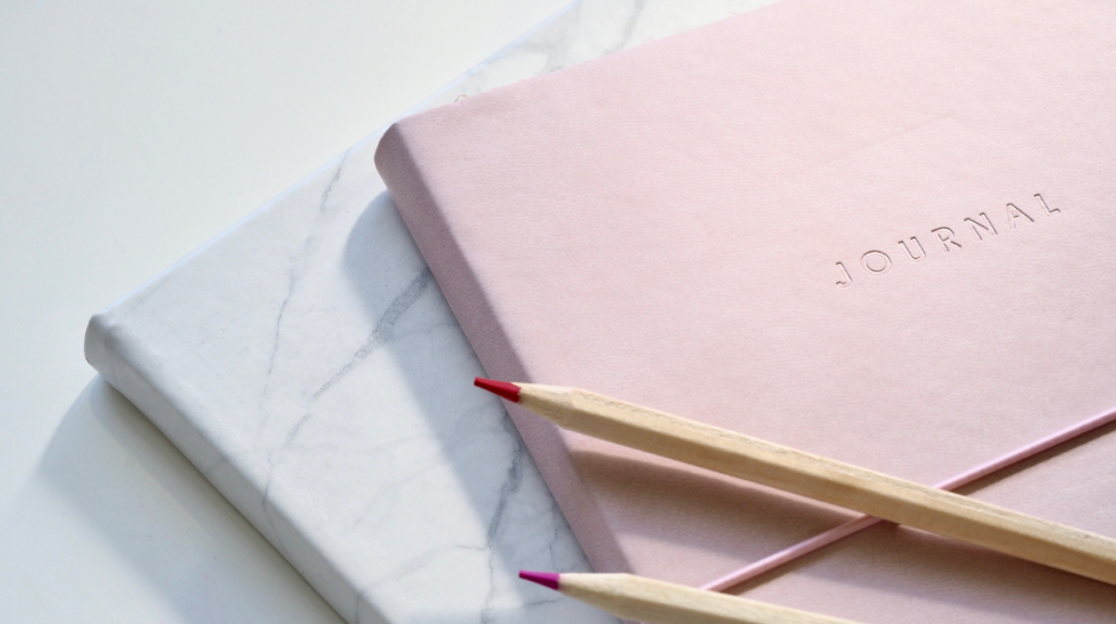 Stock Image of Stacked Journals