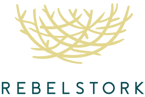 Rebelstork logo